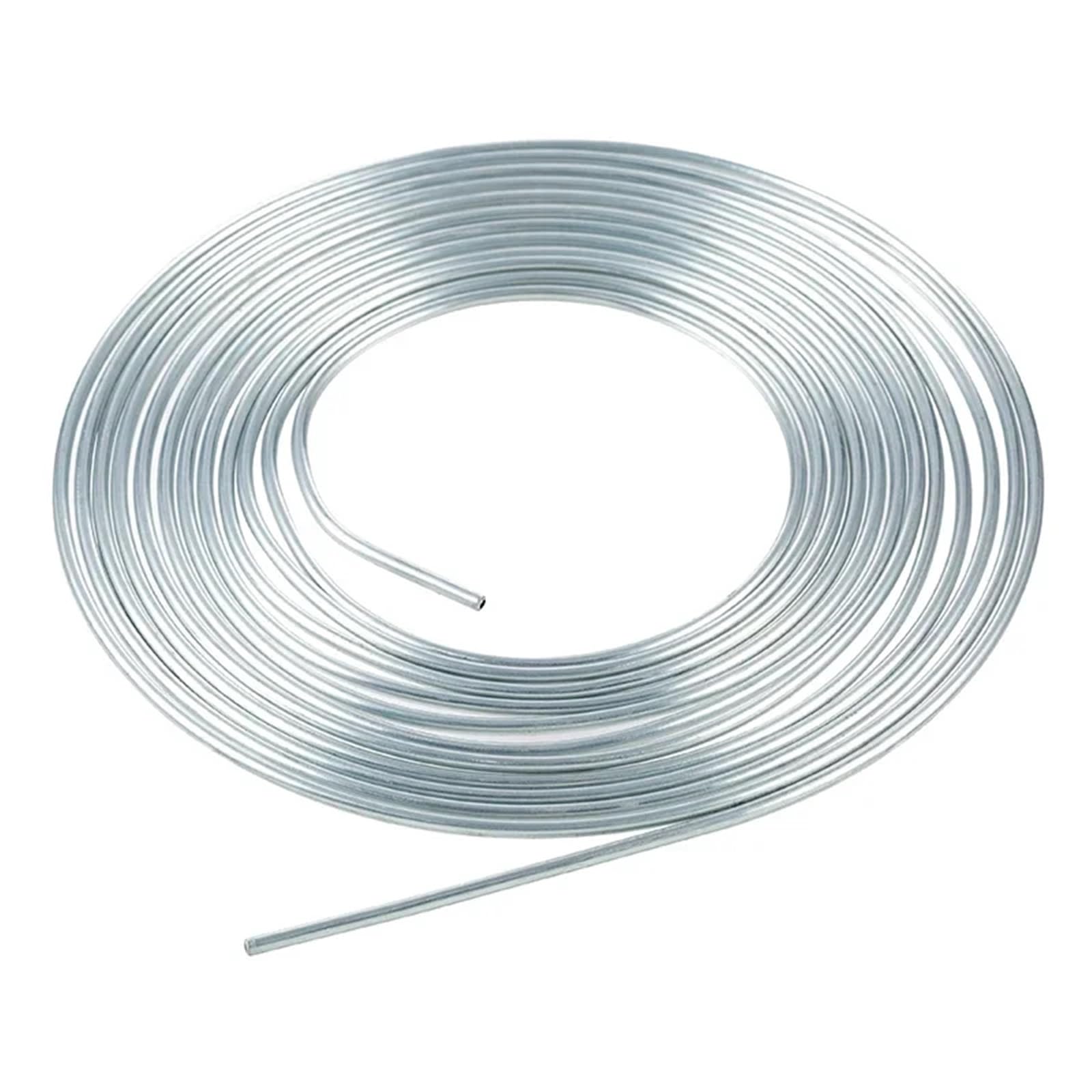 Car Brake Hoses 25ft 7.62m Car Roll Tube Coil of 3/16" OD Copper Nickel Brake Pipe Hose Line Piping Tubing Anti-Rust(Style 2)