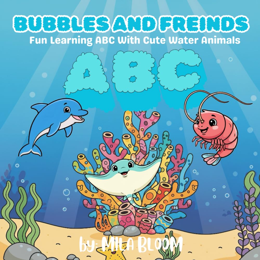 Bubbles and Friends: Fun Learning ABC With Cute Water Animals