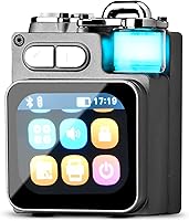 Vista 1 de Mini altavoz Bluetooth, altavoz portátil inalámbrico inteligente con pantalla táctil, sonido HD fuerte, luces LED, BT5.4, audio pequeño todo en uno