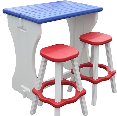 Miniatura 11 de Doble barra gris profundo superior y base negra, ideal para patio, bañera de hidromasaje, patio trasero, diseño duradero resistente a la intemperie