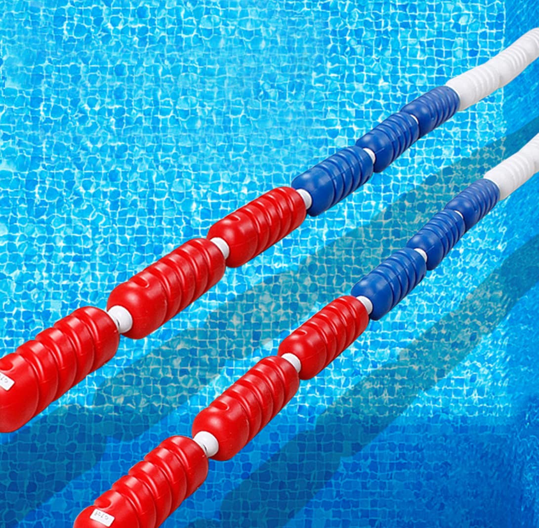 QWEZXCMI Línea de la Piscina con flotadores Piscina Seguridad Float Línea Divisor Cuerda Espiral Forma Piscina Divisor de Seguridad para Piscina,Spiral Shape 9cm