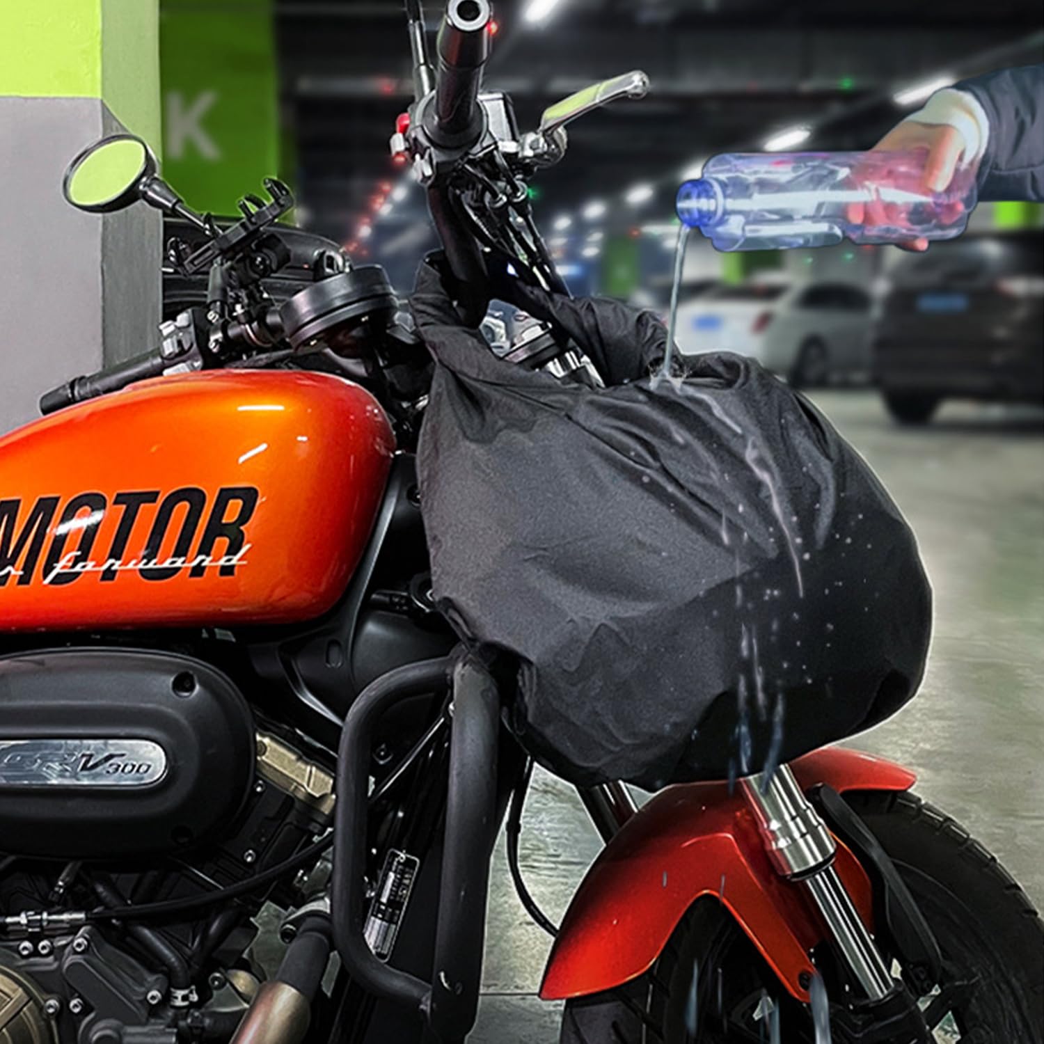 30L Borsa Casco Universale Pieghevole Portatile Impermeabile, Adatta per Caschi da Moto, Completi e Mezzi