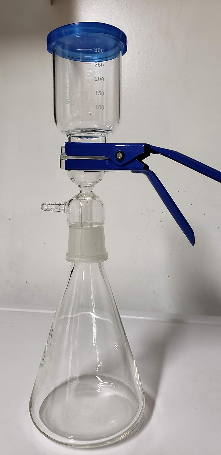 Beyondsupply-Lab Vacuum Filtration Distillation Apparatus 1000mL Filtering Flask