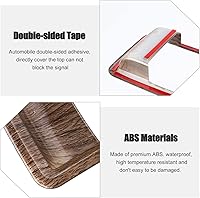 Vista 6 de Voodonala Cubierta de anillo para interruptor de control de interruptor de freno de mano de consola central para Ford F150 2021 2022