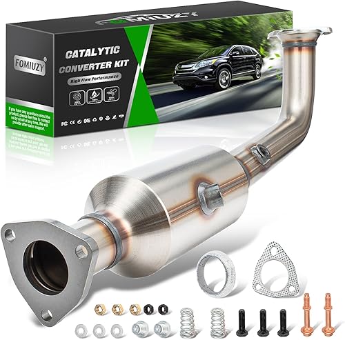 Kit convertidor catalítico delantero de alto caudal, ajuste directo Honda CRV CR-V 2007 2008 2009 2.4L reemplazar 53782 (compatible con EPA)