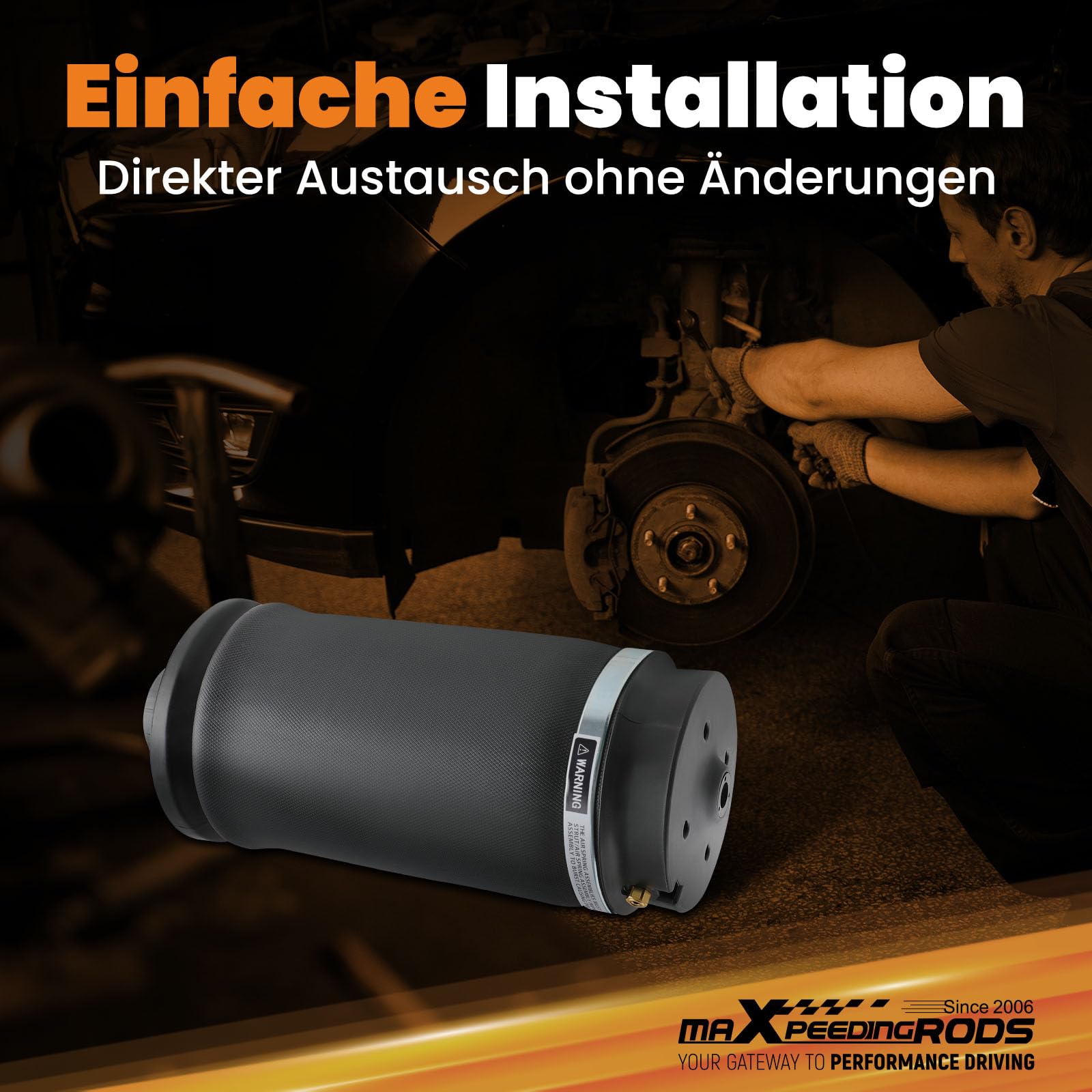 maXpeedingrods Luftfederung Luftfeder Hinten Paar für GL-Klasse M-Klasse W164 X164 4matic