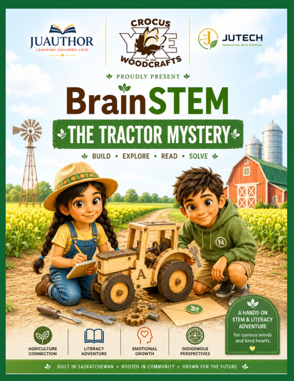 BrainSTEM: The Tractor Mystery: An Agriculture Adventure with STEM Challenges, Hands-On Learning and Discovery Activities (BrainSTEM Explorers)