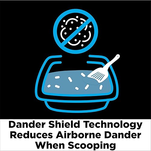 Miniatura 4 de ARM & Hammer Cloud Control Platinum Arena para gatos, hipoalergénica, sin polvo, para varios gatos, control de olores de 14 días, 18 libras, escudo