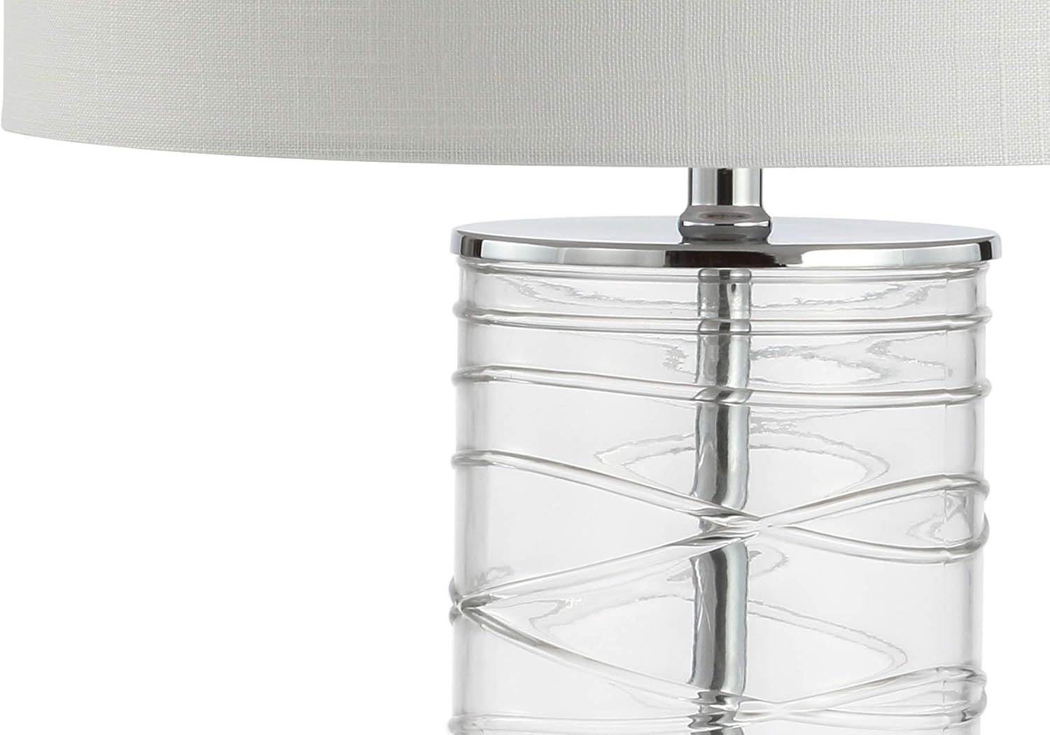 Crаzу Dеаlѕ JONATHAN Y JYL4016B-SET2 Cole 27.5 Modern Fused Glass Cylinder LED Lamp Transitional,Coastal,Glam for Bedroom, Living Room, Office, College Dorm, Coffee Table, Bookcase, Clear Blасk Frіdау - 80% оƒƒ JONATHAN Y JYL4016B-SET2 Cole 27.5 Modern Fused Glass Cylinder LED Lamp Transitional,Coastal,Glam for Bedroom, Living Room, Office, College Dorm, Coffee Table, Bookcase, Clear