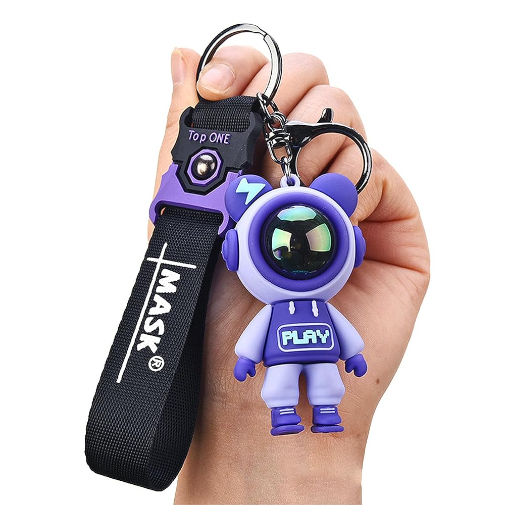 宇宙デザイン クマ型キーホルダー しろくま宇宙飛行士キーホルダーの商品ページ｜卸・仕入れサイト
