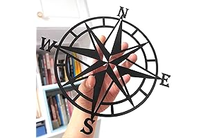 11 Inches Metal Decorative Nautical Compass Wall Decor