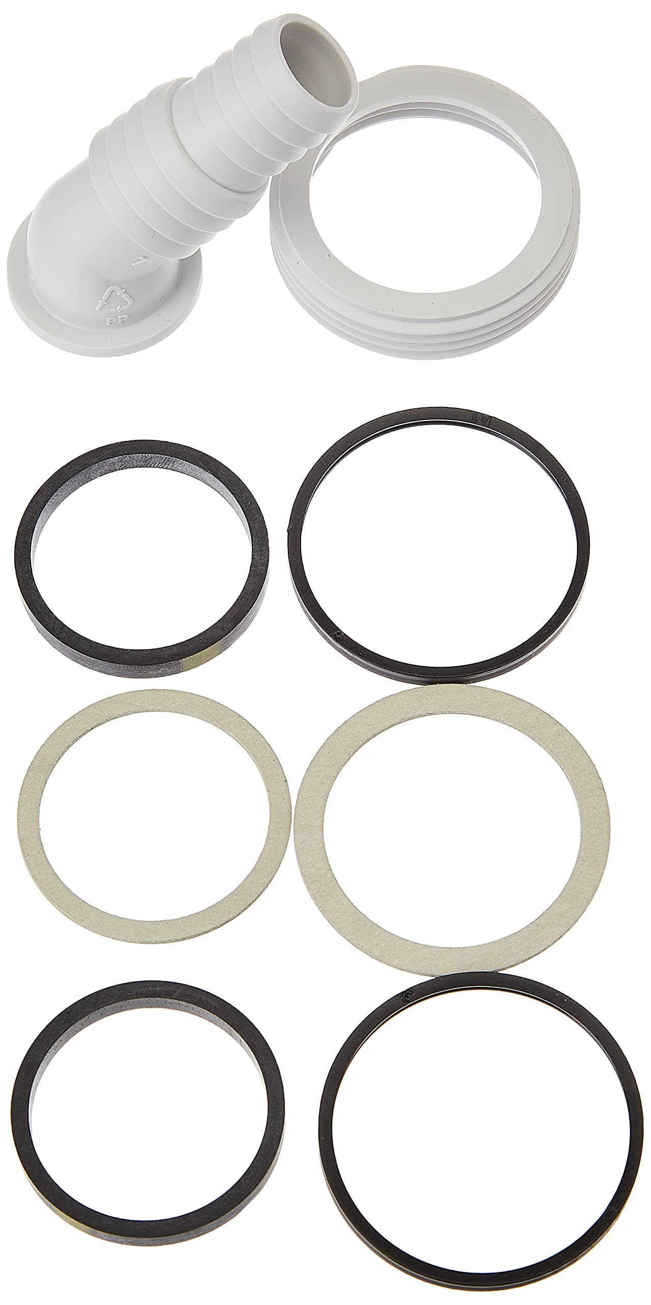 Geberit Odpływ blatu G1 1/2 x 40 mm biały dla WM i GS w PP do zlewu 152885111