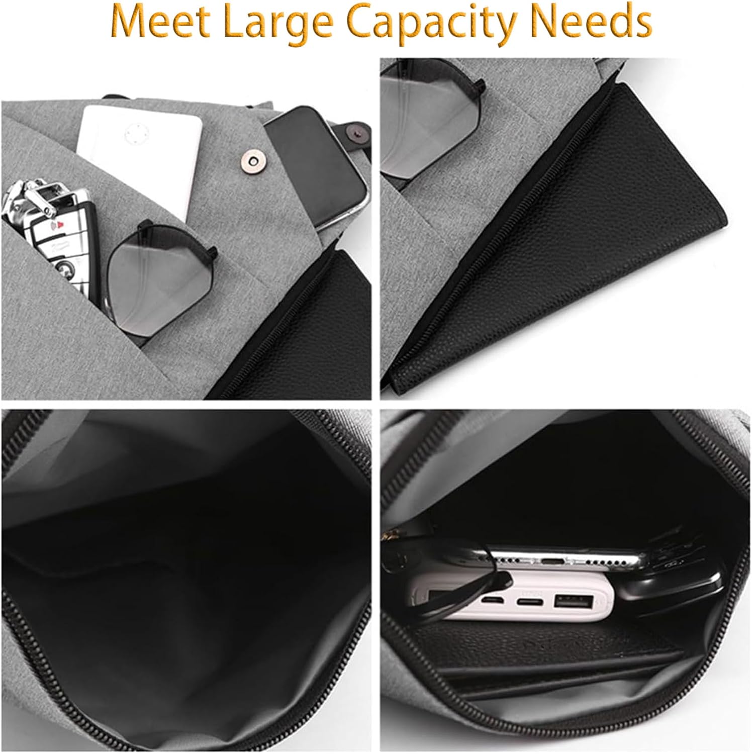 Anti Theft Crossbody Bags for Women, 2025 New Anti-Theft Travel Bag, Shoulder Bag Anti-theft Design for Travel, Sport (Khaki - Left Shoulder) - Image 4