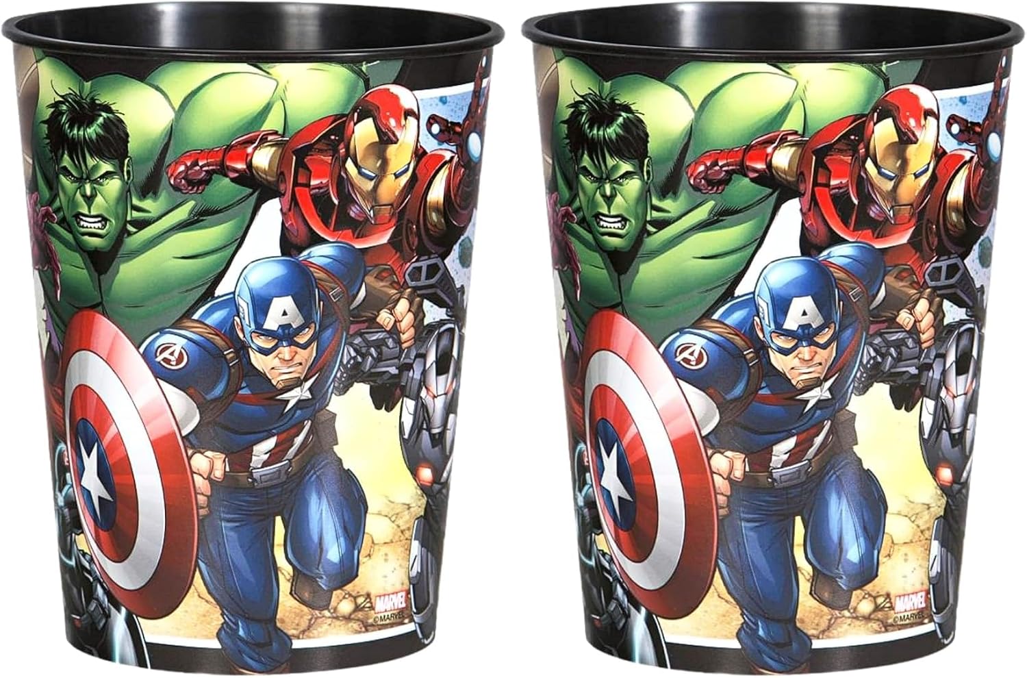 Unique Plastic Stadium Cup - 16 Oz, Avengers, 1 Pc