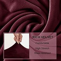 Vista 5 de UNBBRRL Fundas de sofá de 7 piezas para sofá, funda de repuesto para sofá Ektorp de 3 asientos con 1 funda principal, 3 fundas de cojín de asiento