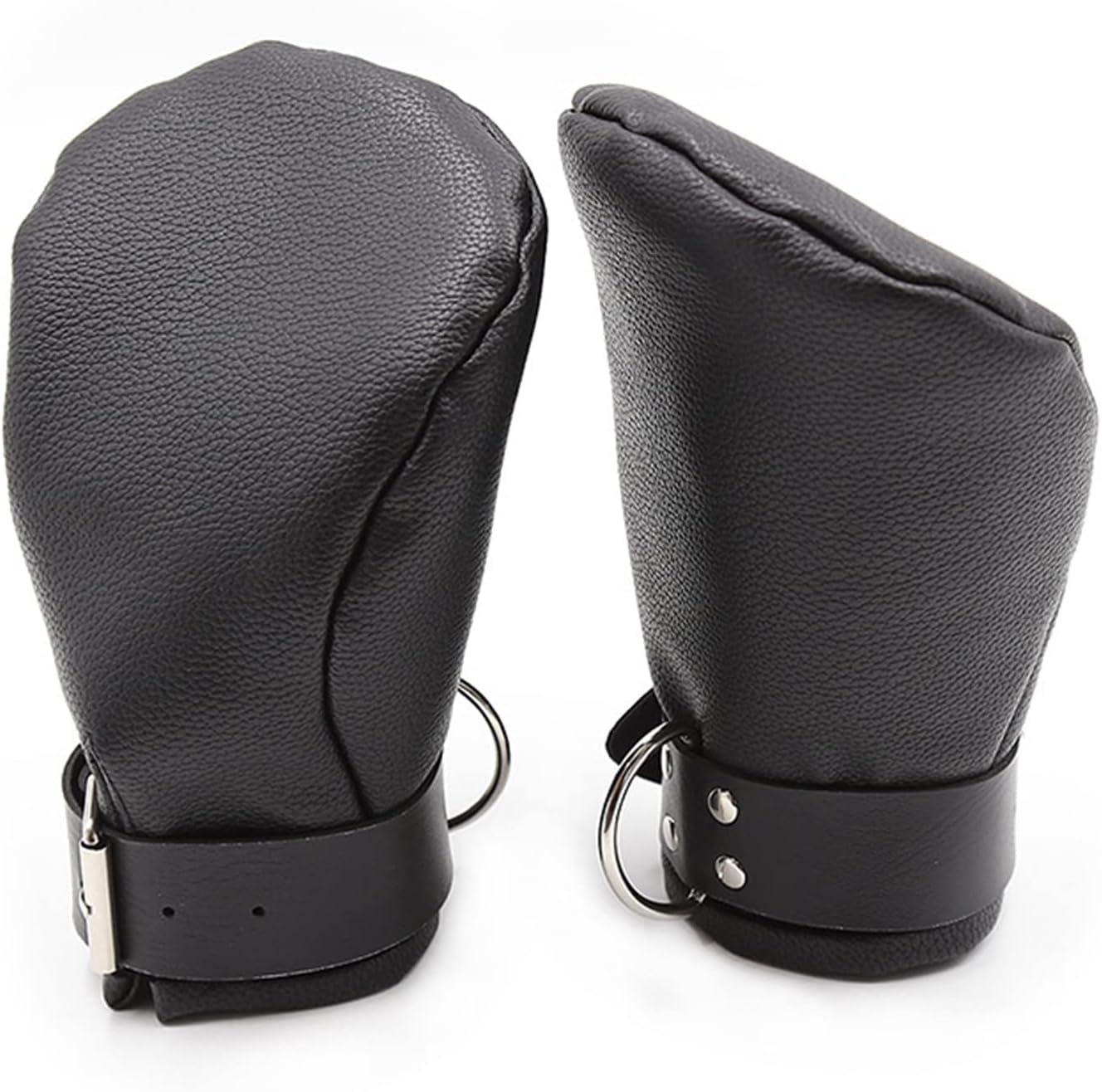 Produktbild von Lerfausthandschuhe Mit Schloss BDSM Beschränkungen Für Paare, Hun Cosplay Sklave, Erotik Bondage Sexspielzeug Von 12,58 € | DHgate