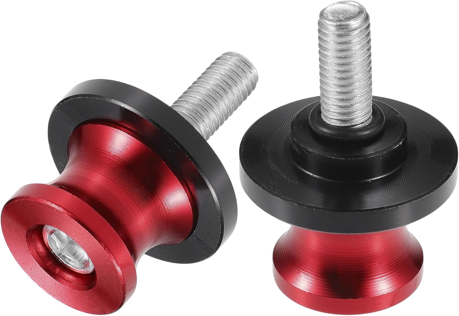 1 para wsporników wahacza, 8 mm M8 x 1,25 wsporniki wahacza CNC do motocykla wytrzymały stop aluminium czarny czerwony