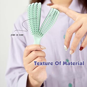 Hair Comb for stylingHair Styling Combhair Brush Wet Brush Travel Essentials Brushcurly Hair BrushSuitable for Women and Children Curling Brush and Combing Brush Available in Three Colors