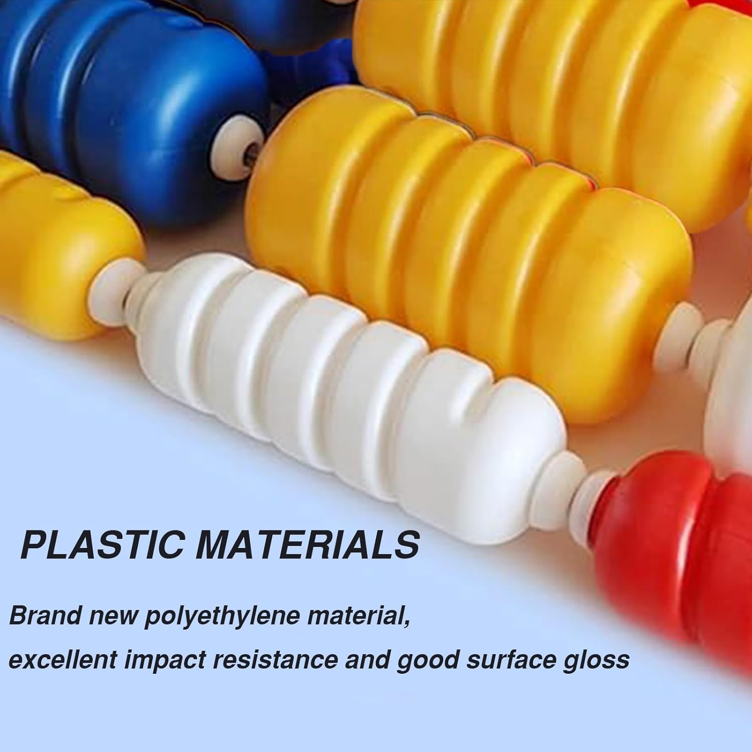 Floating Pool Safety Divider Swim Lane Line - Adjustable Anti-Wave Safety Rope, Durable Floating Pool Line for Inground Pools