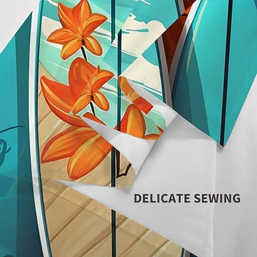 Miniatura 5 de Tapiz de tabla de surf sobre madera para colgar en la pared para sala de estar, 60 x 51 pulgadas, tapiz para dormitorio, decoración del hogar,