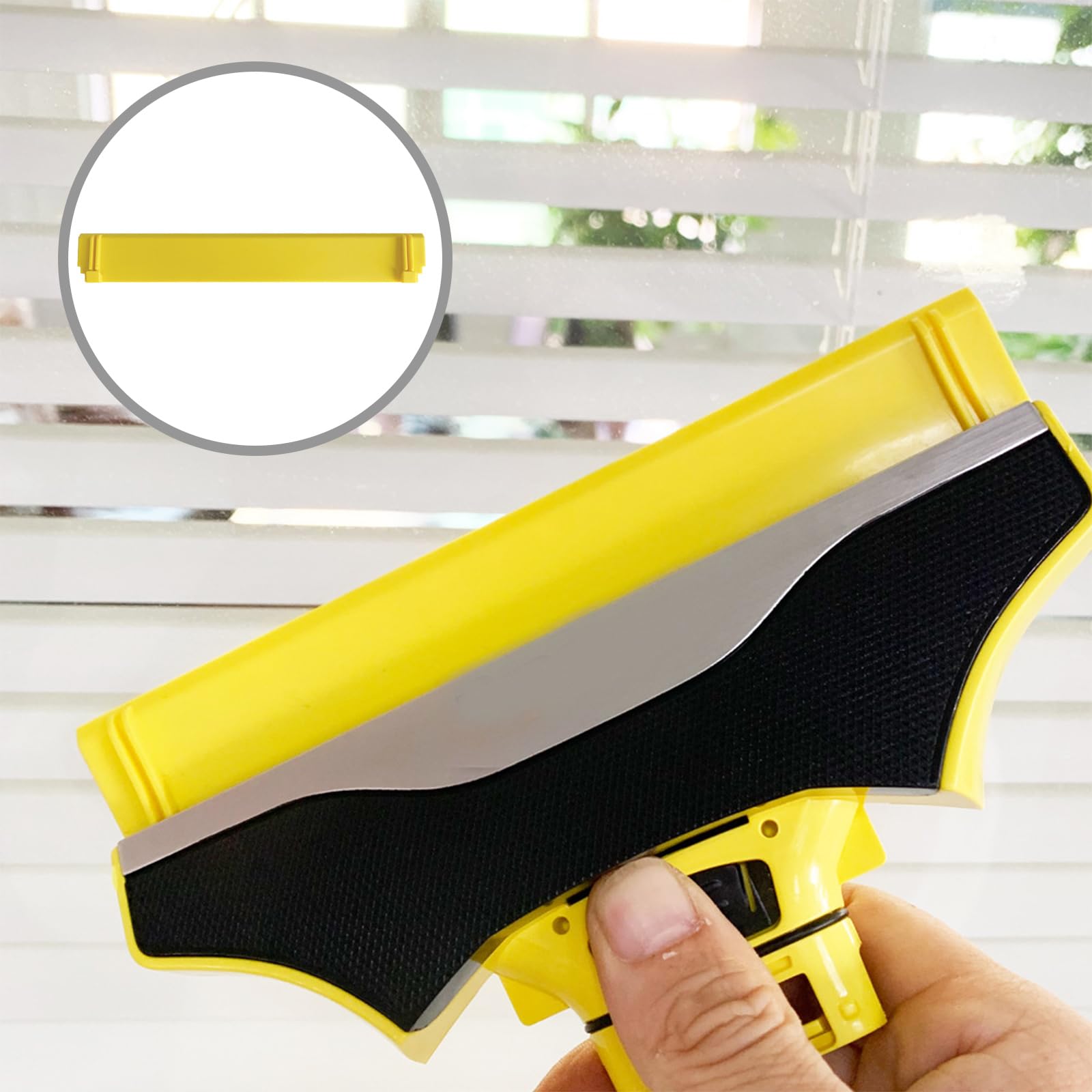 Lot de 2 lèvres en caoutchouc de rechange compatibles avec aspirateur de fenêtre Karcher WV6 280 mm, nettoyage de diverses surfaces lisses telles que les portes de douche, les murs de salle de bain,
