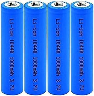 Aa Lithium Batteries3.7V 1000Mah Li-ION Batteries 10440 Cells Replacement for Electric Shaver 4 Pcs