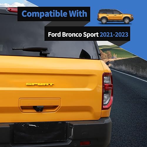 Vista 10 de Bronco Sport - Adhesivos para portón trasero de Bronco Sport para portón trasero de ABS, letras compatibles con accesorios Bronco Sport 2021 2022