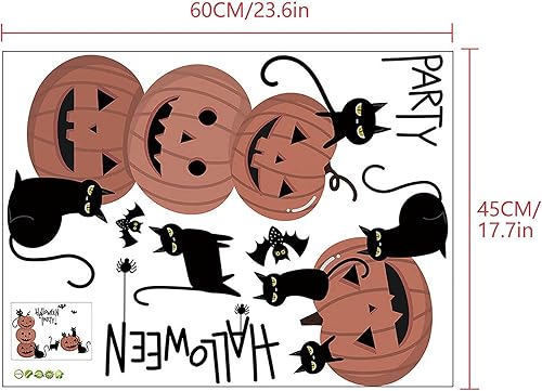 Miniatura 6 de Calcomanías de puerta para dormitorio, fondo de pared, ventana, Halloween, decoración del hogar, decoración de San Valentín para fresas