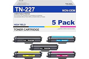 TN 227 Black Toner Cartridge - Compatible for Brother TN227 HL-L3210CW HL-L3230CDW...