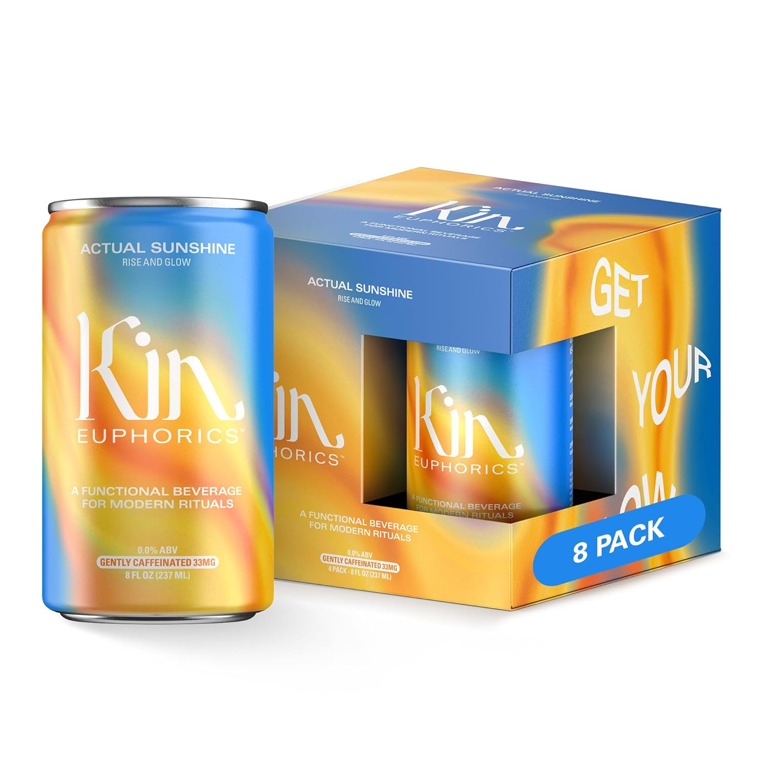 Amazon.com : Kin Euphorics Actual Sunshine Non-Alcoholic Functional ...
