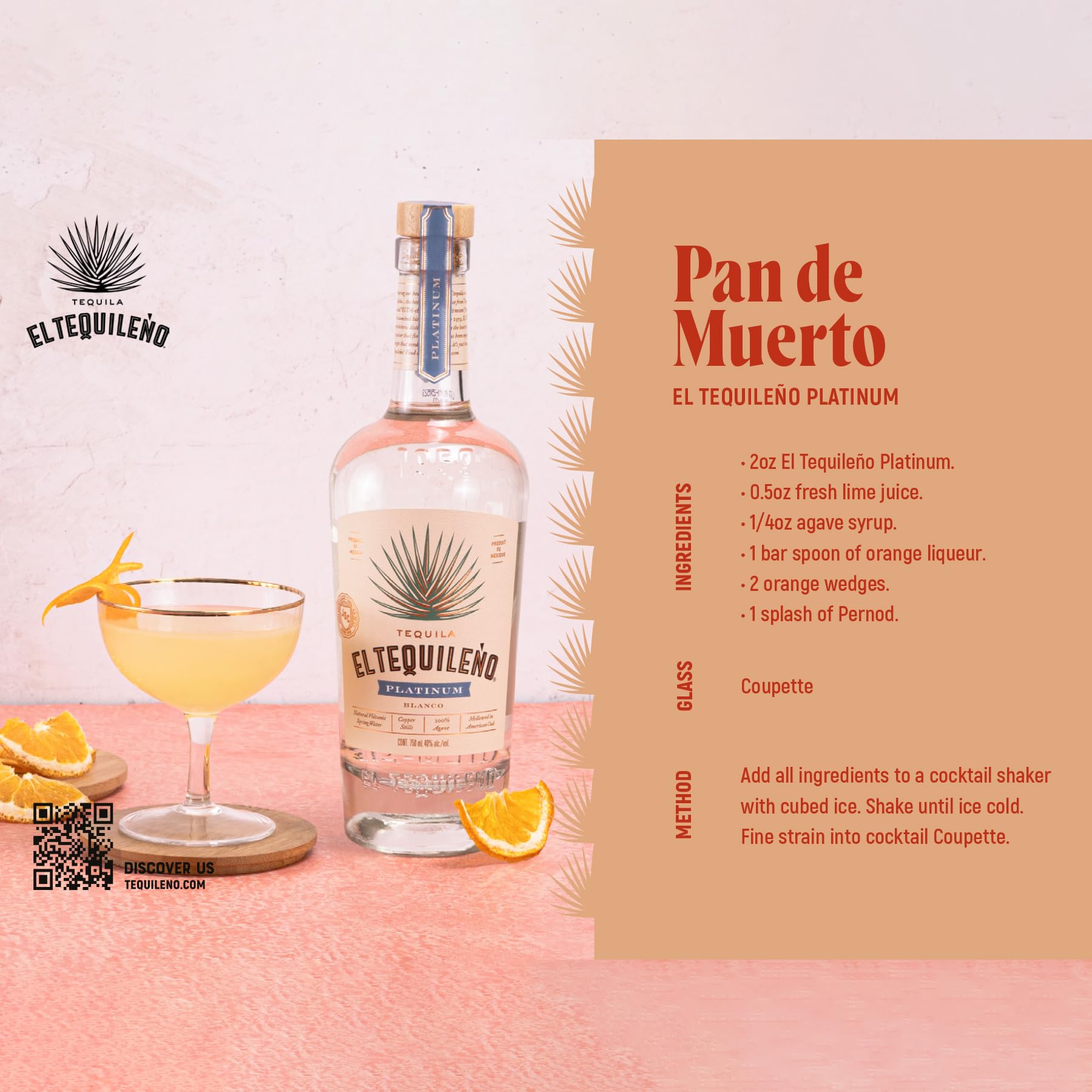 El Tequileno Tequila Platinum Blanco 70 cl
