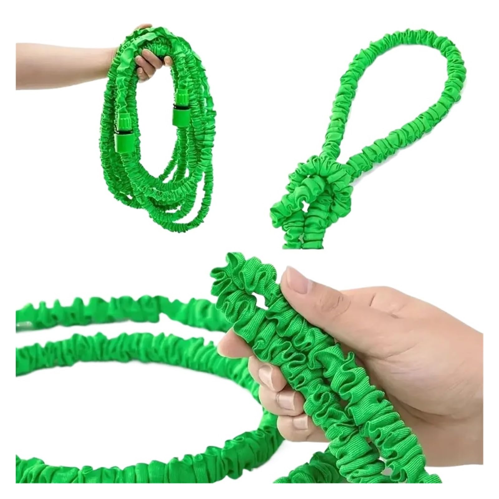 Juego de mangueras de jardín extensibles Pulverizador de pistola de agua multifunción, mangueras for jardín doméstico, manguera mágica expandible de alta presión, tubo de lavado de coche, manguera de