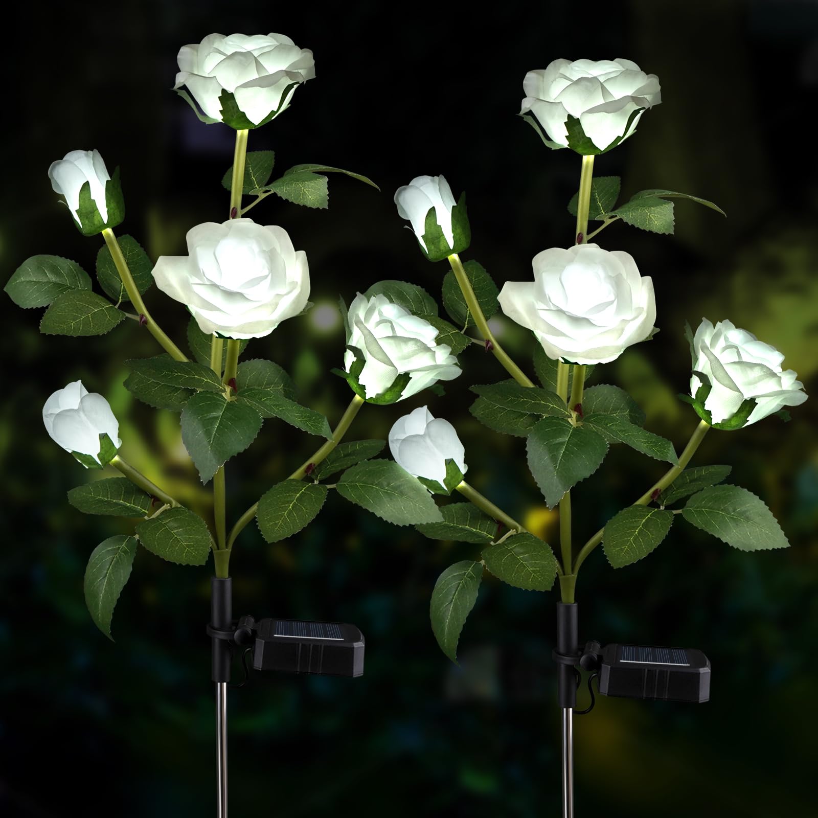 1 pezzo Luce solare alimentata da 2W, Una nuova luce da giardino esterna impermeabile, Una luce