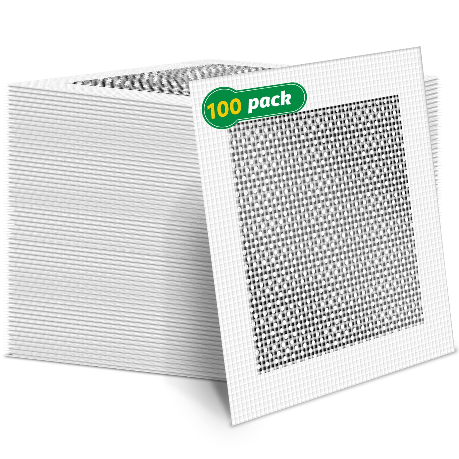 100Pcs 4 Inch Drywall Patch, Wall Repair Patches Wall Hole Repair Patch