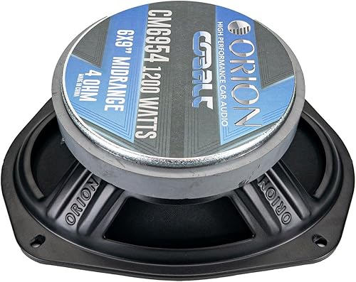 Miniatura 48 de ORION Cobalt CM654 - Altavoces tipo bala de alta eficiencia de 6.5 pulgadas de rango medio, 1000 W de potencia máxima, 250 W RMS, 4 ohmios, bobina