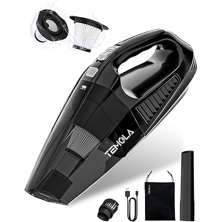 Aspirapolvere Auto Senza Fili TEMOLA - 12000Pa, Batteria 4000mAh, Filtro HEPA Acciaio, Portatile - Foto 11