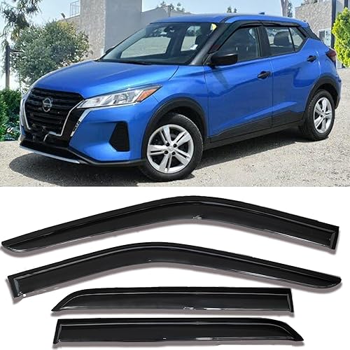 Miniatura 48 de Viseras para ventanas laterales, protectores contra la lluvia, deflectores de ventilación para Honda CRV (CR-V) 2017 2018 2019 2020 2021 2022 LX EX