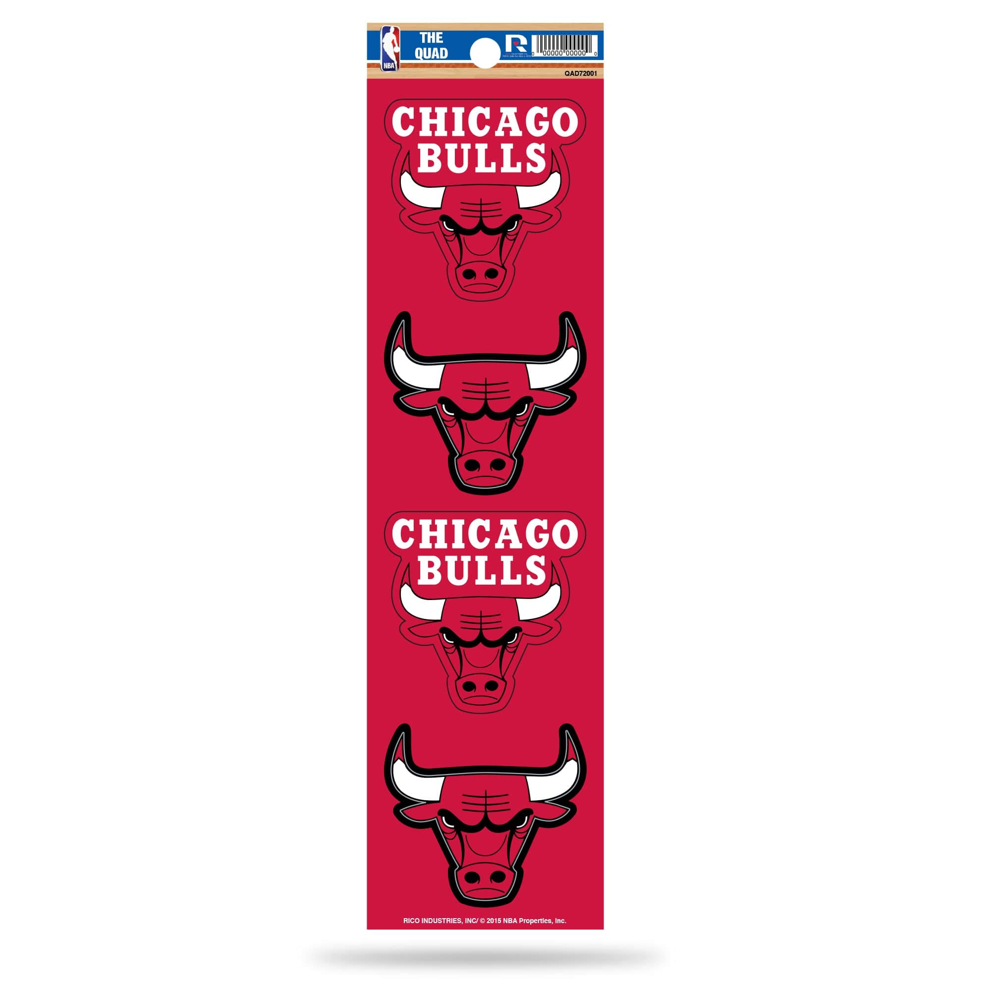Rico Industries NBA Die Cut 4-Piece The Quad Sticker Sheet