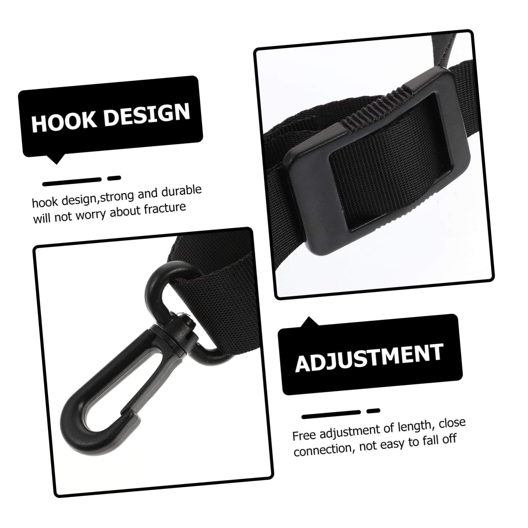 ERINGOGO 1pc Saxophone Strap Soft Sax Neck Harness Saxophone Hanging Belt Tenor Sax Neck Strap Saxophone Fixing Strap Accessory Sax Shoulder Strap Alto Sax Neck Straps Nylon Black