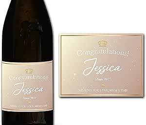 Custom Wine Bottle Label, Custom Champagne Label, Mini Champagne Bottle Labels, Mini Wine Bottle