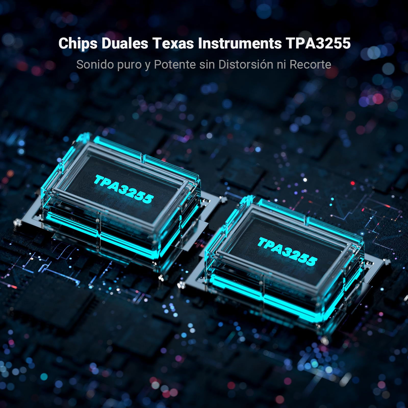 Fosi Audio BT30D Pro Mini Amplificador Bluetooth HiFi, Amp de Subwoofer de 2.1 Canales, con Chips TPA3255 de 165Wx2 + 350W y Controles de Graves y Agudos, para Altavoces de Escritorio Domésticos