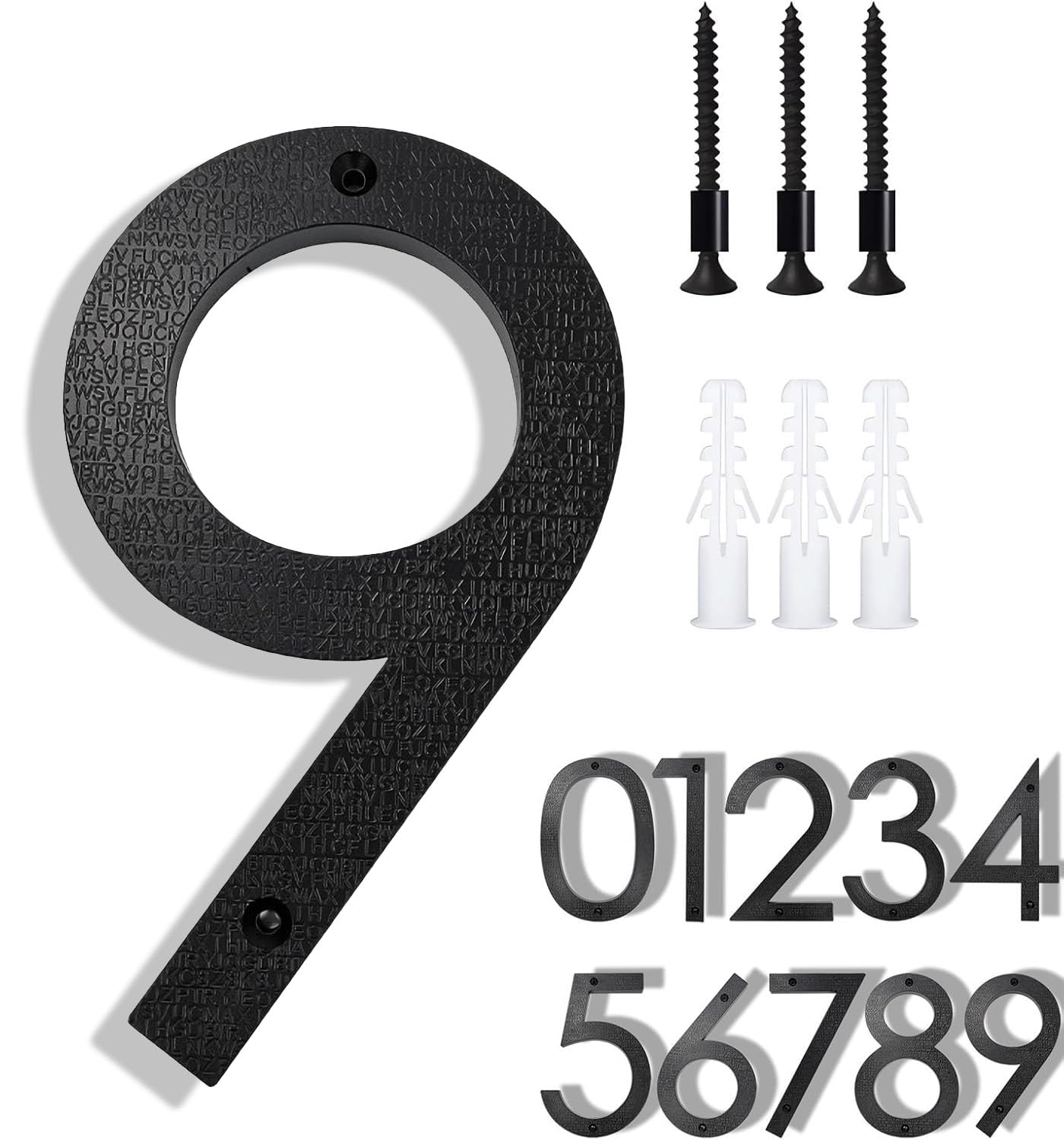 10 Inch House Numbers Large Floating Address Numbers, Modern Address ...