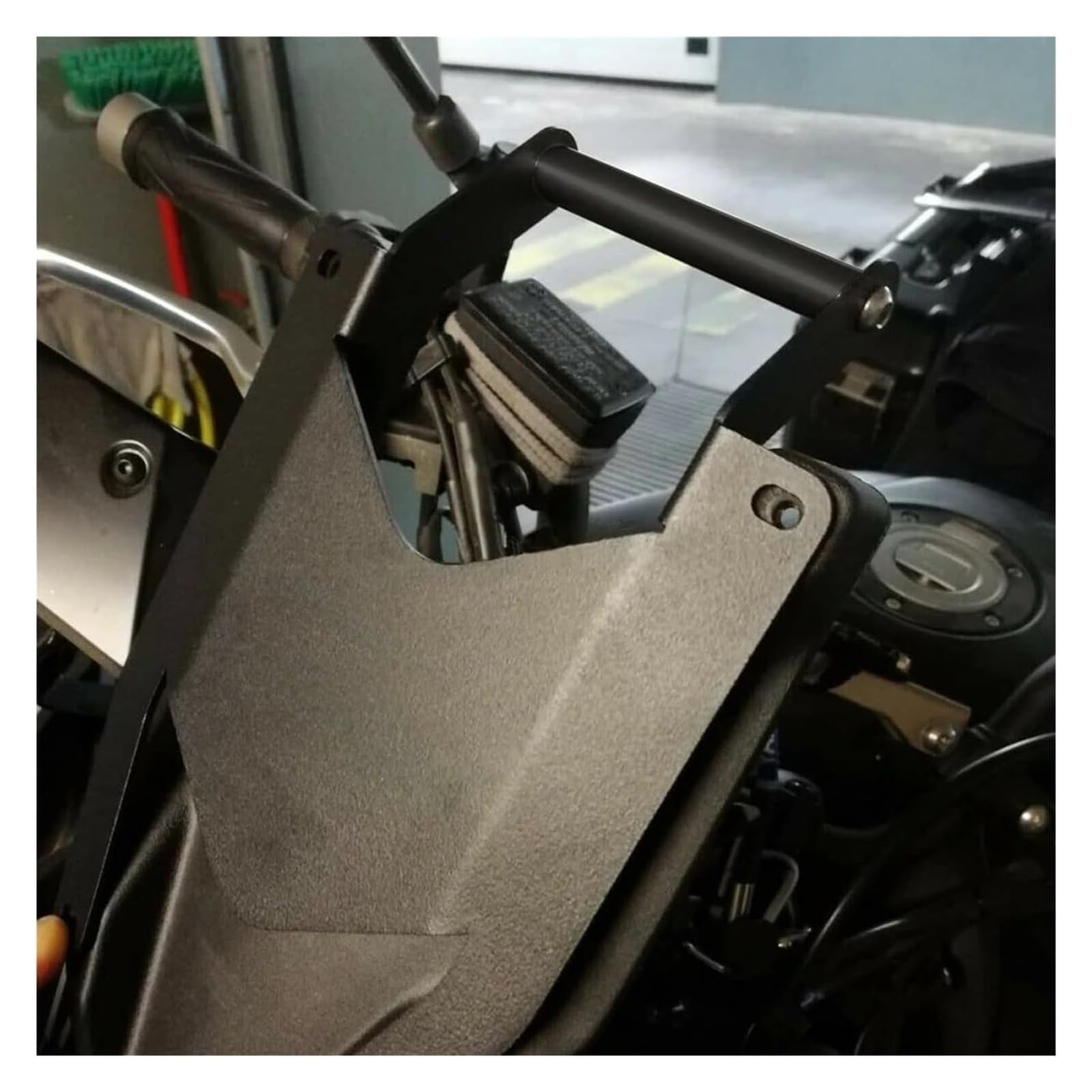 Motorcycle Mount Front GPS Per MT07 Per Tracer 700 2016-2020 Moto Parabrezza Cavalletto Supporto Telefono Cellulare GPS Navigatore Targa Staffa(-02-1 2MM)