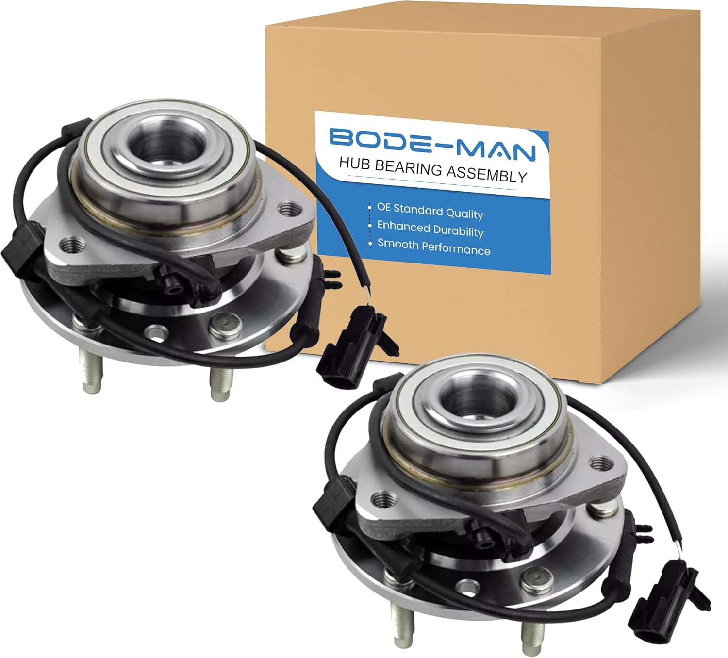 Pair Front Wheel Hub & Bearing Assembly for 2002-2009 Chevy Trailblazer GMC Envoy