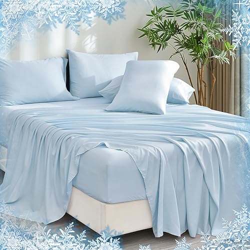 Miniatura 7 de PHF Juego de sábanas tamaño individual, sábanas y fundas de almohada de lujo para hotel, 3 piezas, suaves y transpirables, bolsillo profundo de