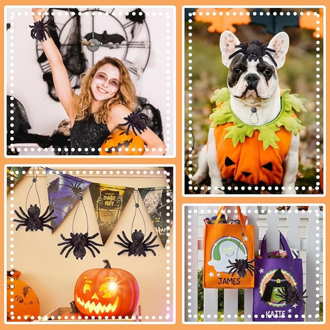 Sombrero de Araña para Perro y Gato, Halloween, Ajustable miniatura 7