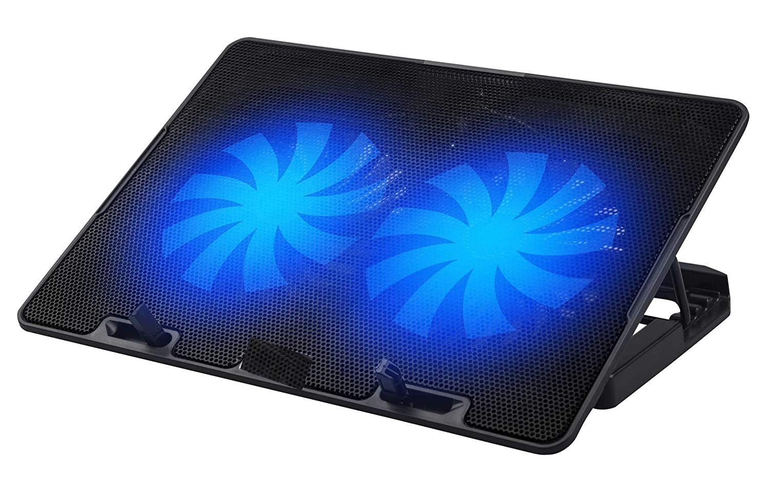 NSinc - Adjustable Laptop Cooling Pad with Twin Fans for Efficient Cooling