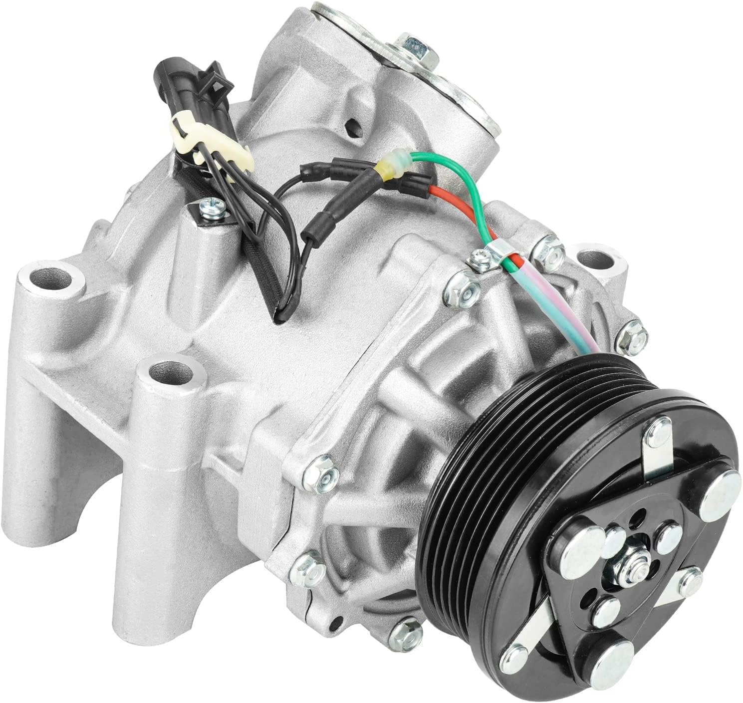 New AC Air Condition Compressor with Clutch for 2002-2009 GMC Envoy XL XUV 4.2L, for 2005-2009 Saab 9-7x 4.2L, for Buick Rainier 2004-2007 4.2L, for Chevrolet Trailblazer EXT 2002-2009