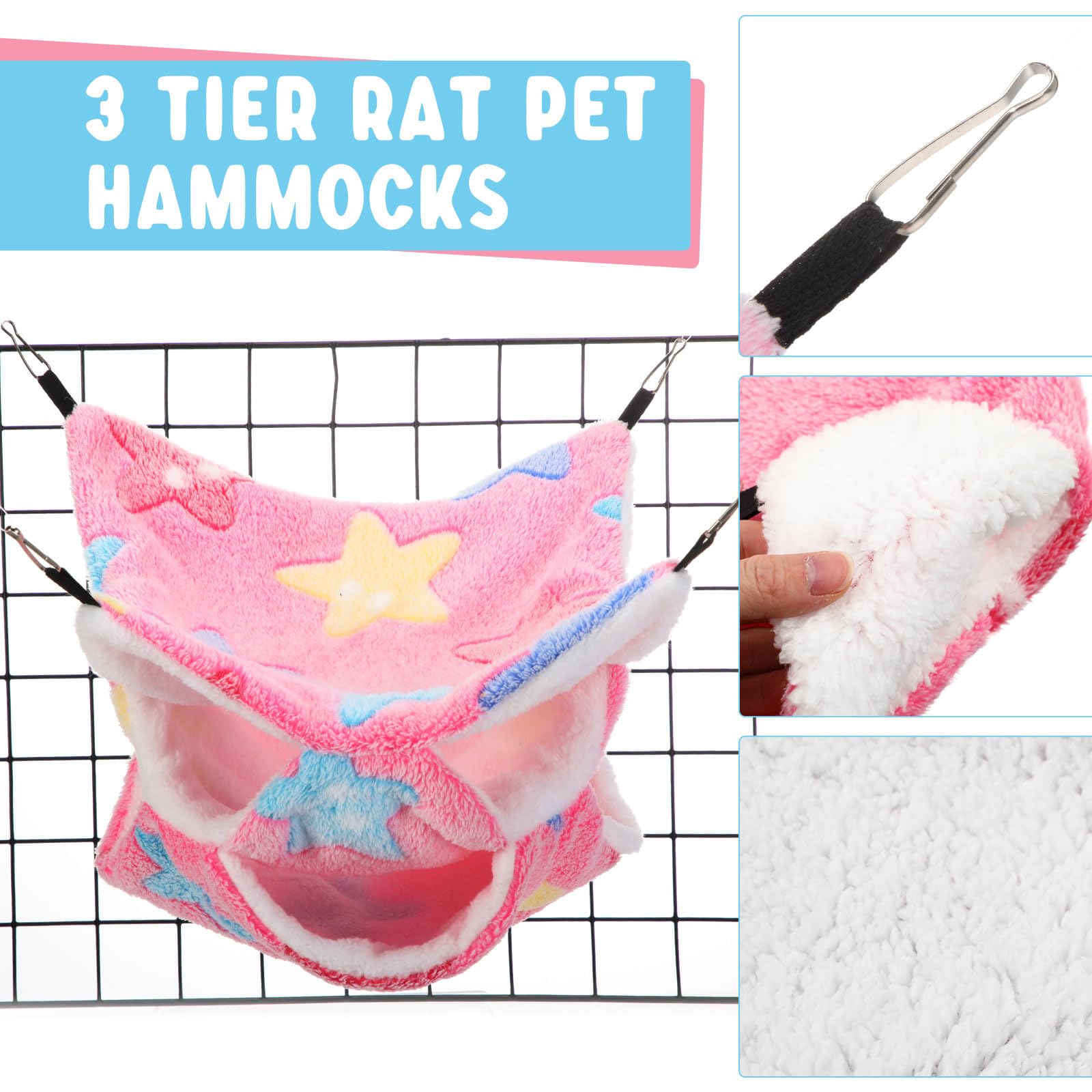 Abbylike Amache da appendere per topi e porcellini d'India, 9 pezzi, per furetti, furetti, piccoli animali domestici, tunnel aliante, giocattolo per porcellini d'India, furetti, furetti, cincillà
