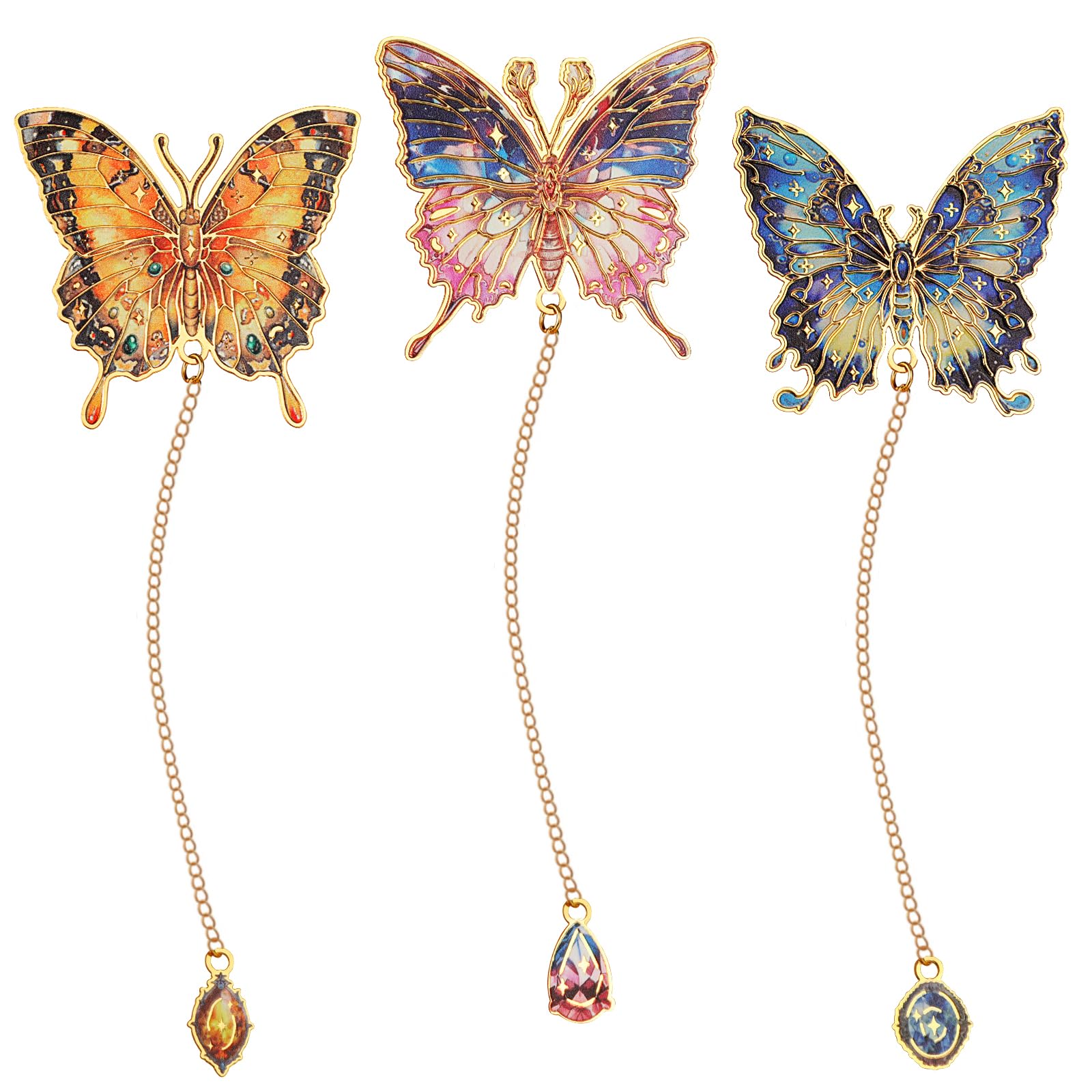 Marcapaginas Mariposa Metal Personalizado, Butterfly Bookmarks for Reading, Regalos Graduacion